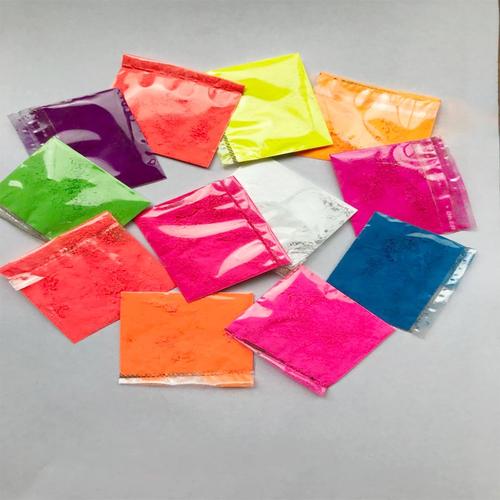 厂家直销橡胶皮革纺织品水彩画硅胶凝胶 sa-11 系列粉红色荧光粉颜料